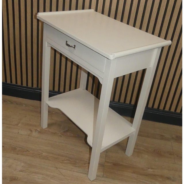 Sweet law enforcement officer Extremely cute side table with 1 drawer and 1 shelf long-legged in a design typical of the...