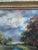 Early 20th Century Antique Hand Painted Framed Oil on Canvas Landscape Painting, Early 20th Century For Sale - Image 5 of 10