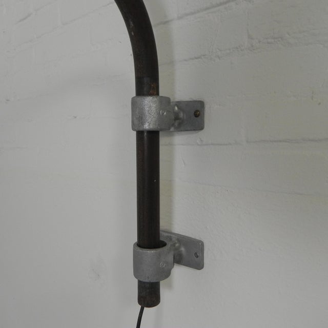 Metal Industrial Street Lamp with Aluminum Shade, 1950s For Sale - Image 7 of 18