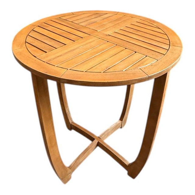 Teak Outdoor Set With Cushions For Sale - Image 11 of 12