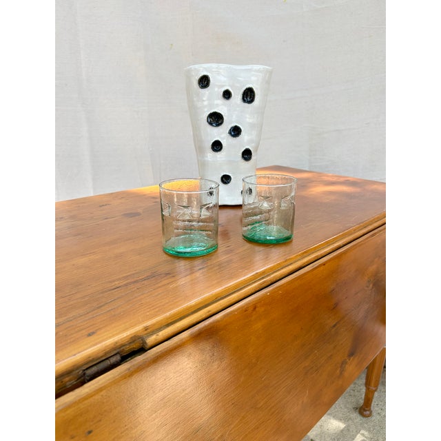 Brown 19th-Century American Country Sheraton Primitive Drop-Leaf Table For Sale - Image 8 of 9