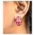 2000 - 2009 Bochic “Orient” Vintage Natural Bubble Ruby Earrings 18K Gold & Silver For Sale - Image 5 of 12