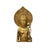 This striking, gilt-finished statue depicts Kannon (Guanyin), the Bodhisattva of Compassion, standing in a serene and...