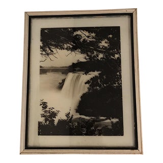Vintage Glass Plate Negative of Niagara Falls For Sale