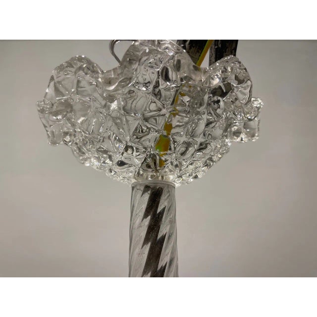 Murano Glass Pendant Light by Ercole Barovier, 1940s For Sale - Image 9 of 13