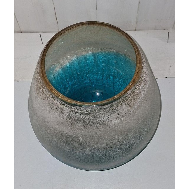 Vintage Glass Vase, 1970s For Sale - Image 3 of 5