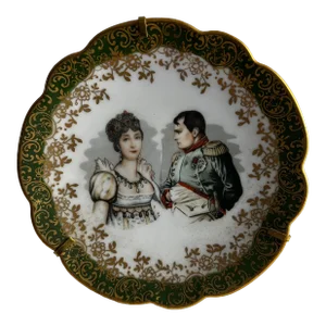 Vintage 1950s Empire Napoleon Josephine Limoges Plate