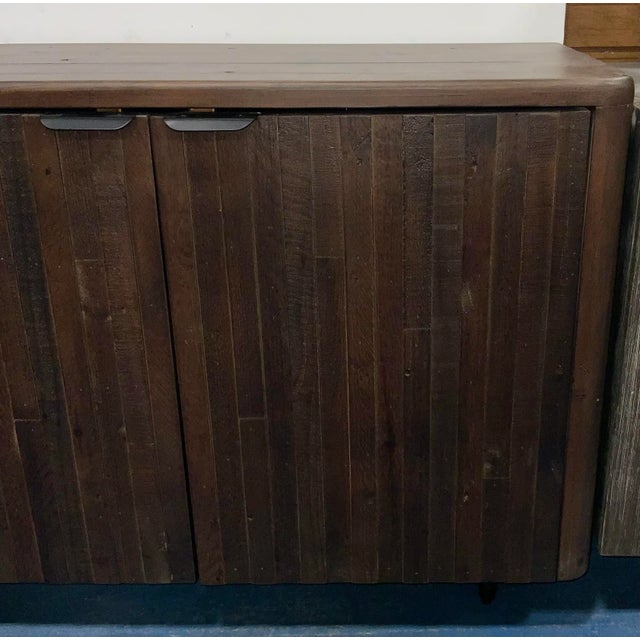 Contemporary Organic Modern Reclaimed Wood Sideboard For Sale - Image 3 of 7