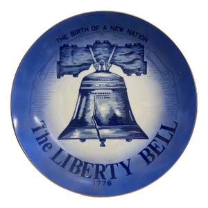 1950s Vintage Liberty Bell Plate