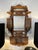 Brown Antique Eastlake Walnut Shaving Mirror With Walnut Slat Wood Design For Sale - Image 8 of 10