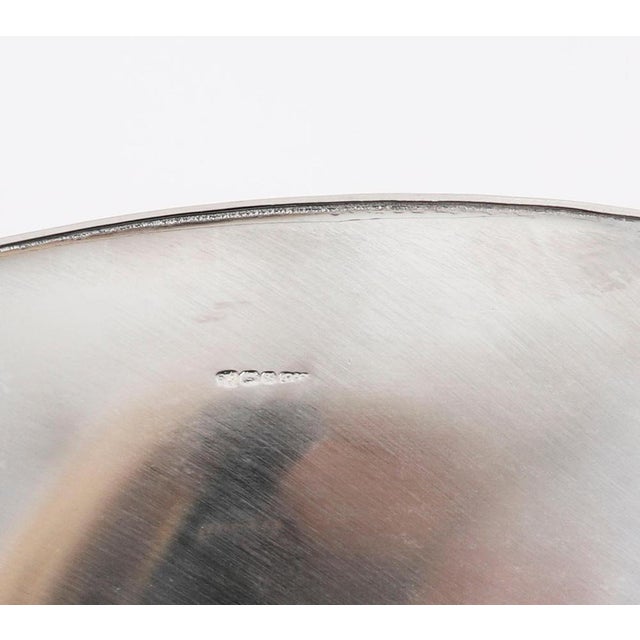 Antique 20th Century Victorian Oval Silver Plated Gallery Tray, 1920s For Sale - Image 9 of 12