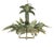 A Vintage Hollywood Regency-Style Bamboo Palm Tree Chandelier. For Sale - Image 10 of 11