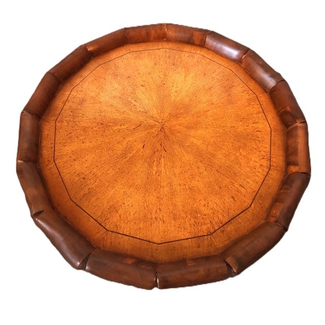 Jonathan Charles Jonathan Charles "Moorish" Masur Birch Accent End Table - Pristine For Sale - Image 4 of 7
