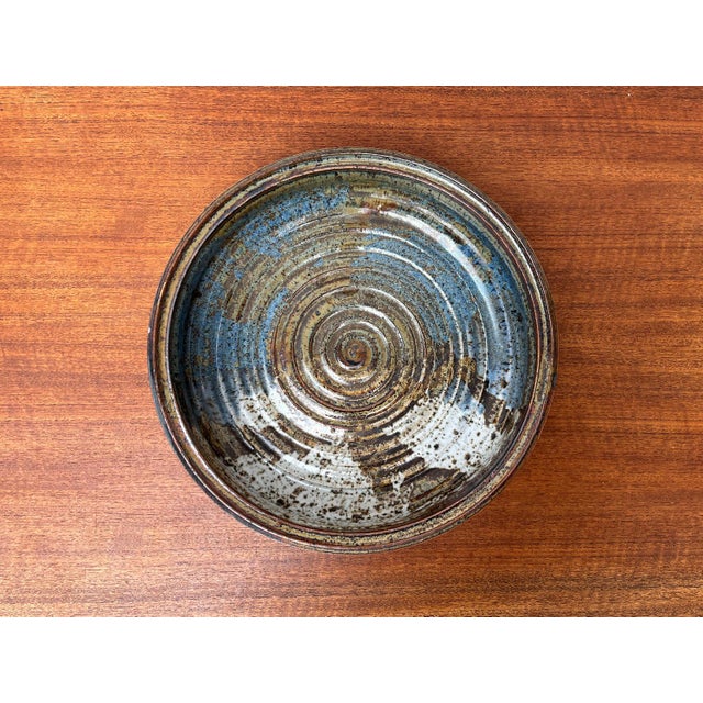 Mid-Century Large Danish Studio Pottery Bowl attributed to Erik Askholm, 1960s, in Very Good conditions. Designed 1960 to...