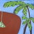 Textile She Belongs to the Shore - Colorful Figurative Still Life Artwork Woman on Beach by Courtney Simone For Sale - Image 7 of 9