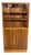 Mid-Century Modern Bookcase in Teak and Walnut, 1960s For Sale