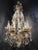 French 1920’s Bronze and Crystal Chandelier For Sale - Image 3 of 8