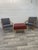 Vintage Chairs and Hocker by Tatra Nabytok, Czech Republic, 1970, Set of 3 For Sale - Image 9 of 9