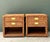 Vintage Braided Rattan Nightstands - A Pair For Sale - Image 11 of 14
