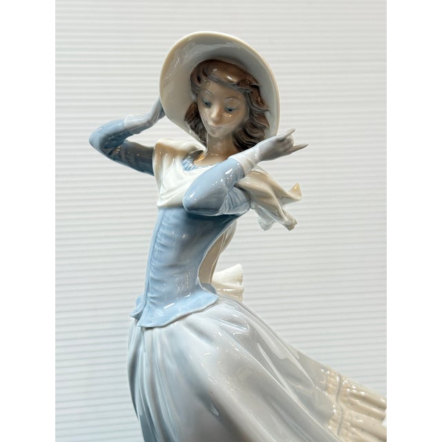 Early 21st Century Lladró Spring Breeze Porcelain Figurine, Signed For Sale - Image 5 of 12