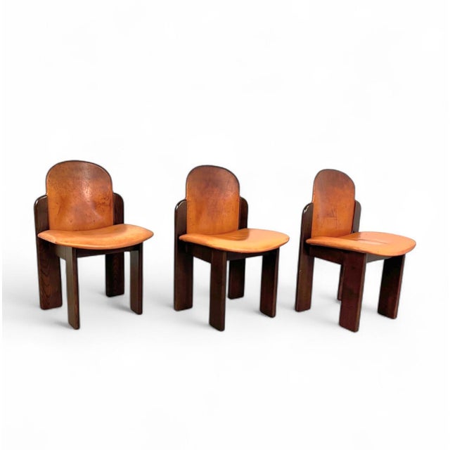 Mid-Century Modern Dining Table and Chairs by Silvio Coppola for Fratelli Montina, 1970s, Set of 4 For Sale - Image 4 of 16