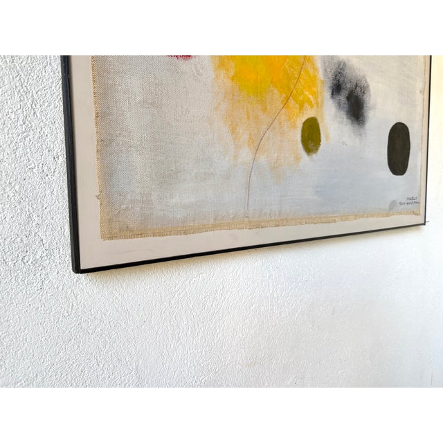 Marcus, Abstract Composition, 2015, Oil Painting on Canvas, Framed For Sale - Image 9 of 18