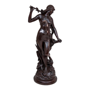 Edouard Drouot "Daphne" Bronze Sculpture