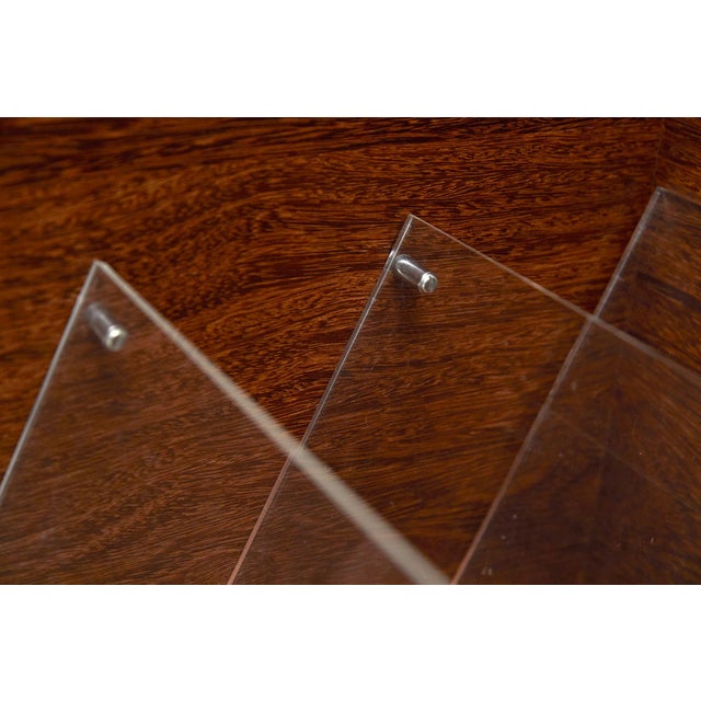 Midcentury Modern Magazine Rack With Wheels, Brazil, 1970’s | Chairish