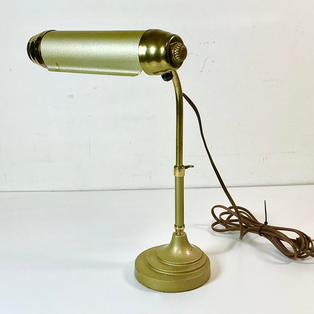 We loved this vintage lamp the minute we found it. We are fans of Banker Lamps so we found this one so unique. It’s an...