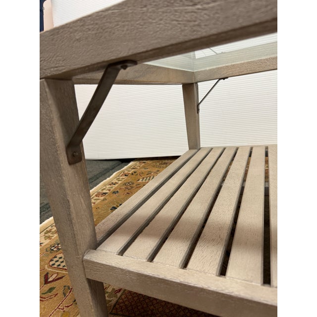 Crate & Barrel Boardwalk Coffee Table For Sale - Image 10 of 13