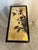 Vintage Mid-Century Chinese Black and Gold Lacquer Cabinet With Mother of Pearl Inlays For Sale - Image 16 of 18