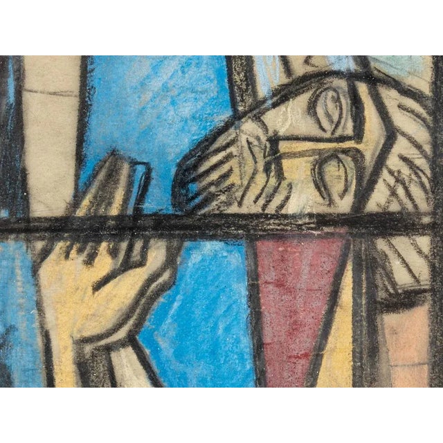 Einar Forseth, Church Window, Colored Sketches on Paper, Set of 2 For Sale - Image 6 of 18