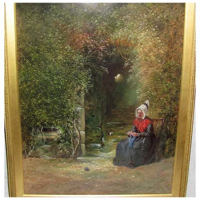 Paint Antique Scottish Gouache Watercolor Painting Robert Frier 19th Century For Sale - Image 7 of 12