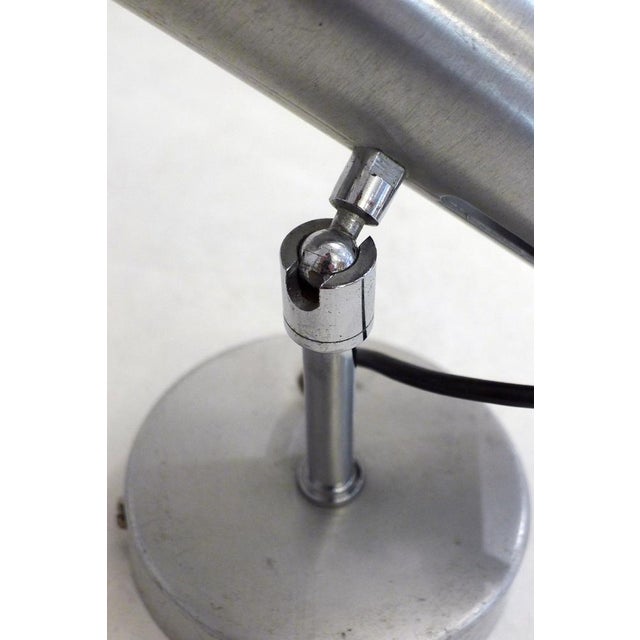 Adjustable Wall Spotlight on a Ball Joint in Chrome and Brushed Metal, 1970s For Sale - Image 10 of 12