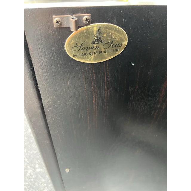 Hooker Seven Seas Collection Ebonized Media Cabinet For Sale - Image 10 of 12