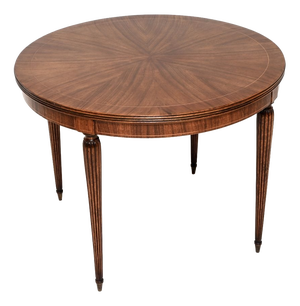 Vintage Figured Walnut Dining Table, 1930
