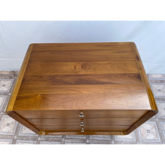 Brown 20th Century Chest of Drawers in Rosewood For Sale - Image 8 of 18