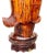 Brown Large Vintage Hand Carved Solid Wood 4.5 Foot Standing Kwan Yin/Guanyin Statue For Sale - Image 8 of 12