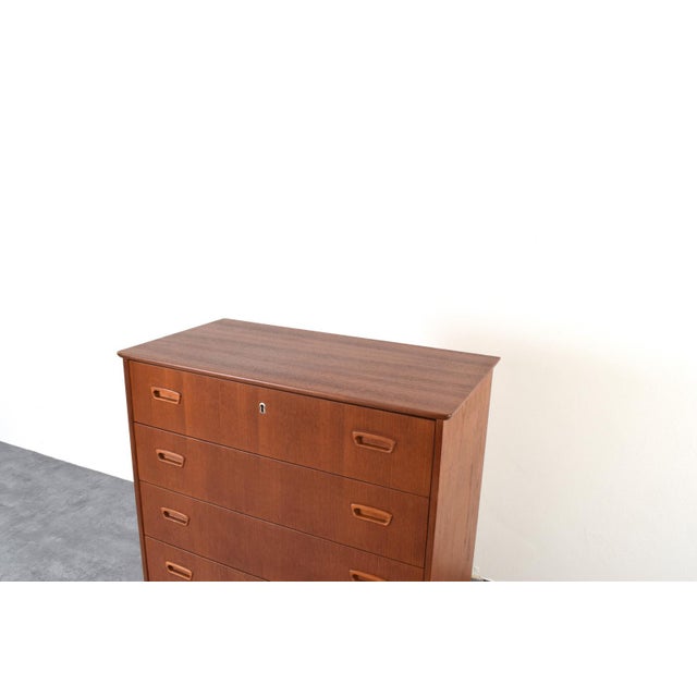Mid-Century Danish Teak Chest of Drawers, 1960s For Sale - Image 13 of 17