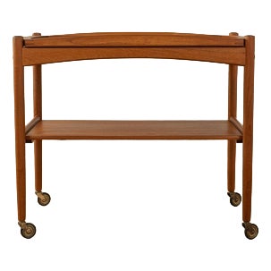 Serving Trolley from Poul Hundevad, 1960s For Sale