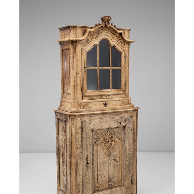19th Century Belgian Louis XV Oak Cabinet For Sale In Greensboro - Image 6 of 18