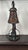 Vintage Heavy Cast Iron Cat Lamp With Hand-Blown Amber Glass Shade For Sale - Image 9 of 10