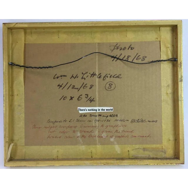 American 1968 There's Nothing in This World Painting by William H. Littlefield For Sale - Image 3 of 5