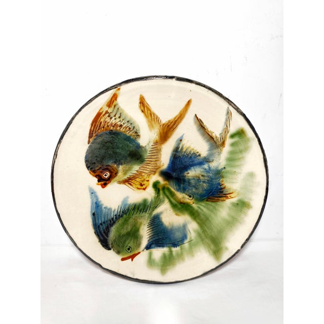 Spanish Puigdemont Ceramic Plate, 1970s For Sale - Image 6 of 9