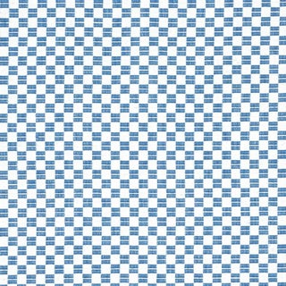 Sample - Schumacher Elkhart Fabric in Blue For Sale