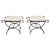 Italian Metal Iron Stools with Roll Arm, 1960s, Set of 2 For Sale - Image 9 of 9