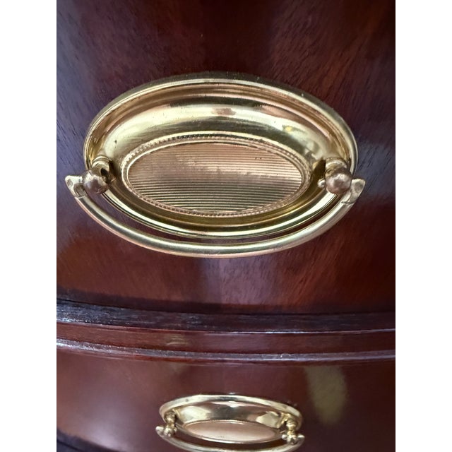 Wood 1970s Beautiful Thomasville Mahogany With Brass Accent and Pulls Sideboard/Buffet/Credenza For Sale - Image 7 of 12