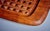 Japanese Teardrop Carving Board with Stainless Steel Cutlery, 1960sood For Sale - Image 4 of 10