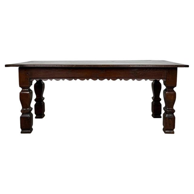 Antique Oak Refectory Table, England For Sale - Image 4 of 8