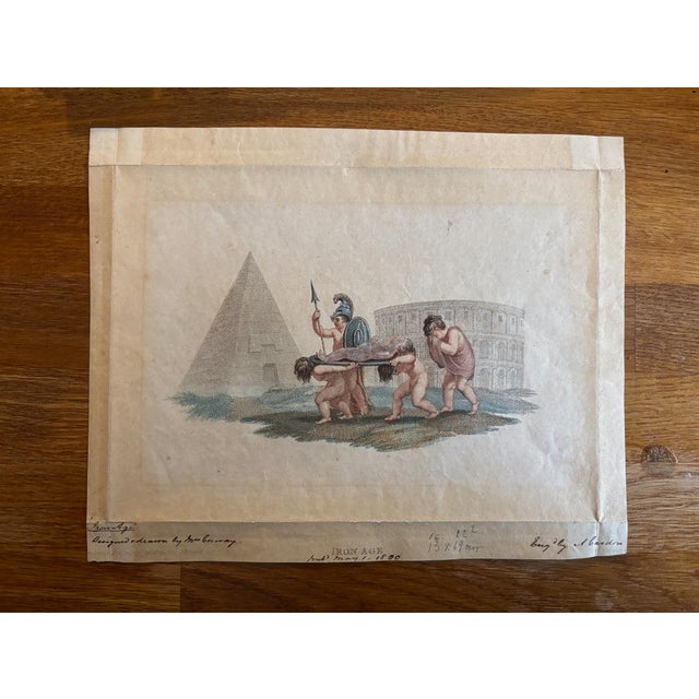 Nude Putti Stipple, 1800, Engravings, Set of 4 For Sale - Image 8 of 18
